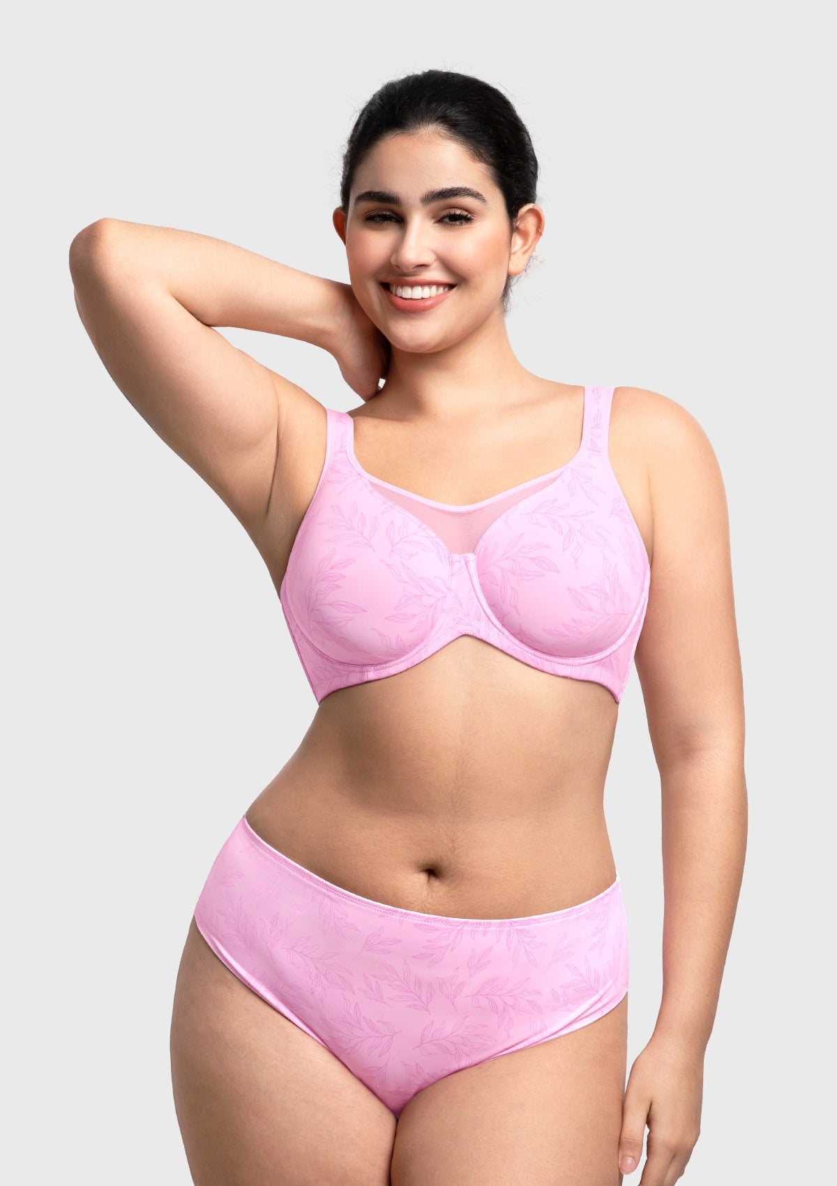 (Cardi B recommends)CoolComfort Smoothing Unlined Underwire Minimizer Bra