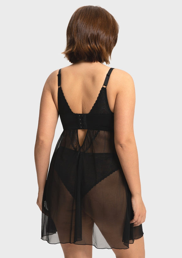 Romantic Lace Underwire Babydoll for Special Nights