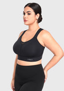 Bramela FlexCore High Impact Racerback Sports Bra Adjustable Support Full Coverage Fit-3