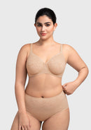 Bramela Auri Seamless Lace Support Bra Full Coverage Underwire Comfort Fit-7