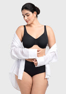 Full Coverage Plus Size T-Shirt Bra with Silky Satin Feel-10