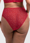 Bramela Christmas Holiday Edit Printed Mesh Panty Breathable Soft Full Coverage Comfort Fit-3