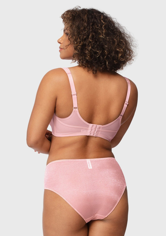 Starry Night Lightly Lined Lightly Padded Plus Size Pink Balconette Bra