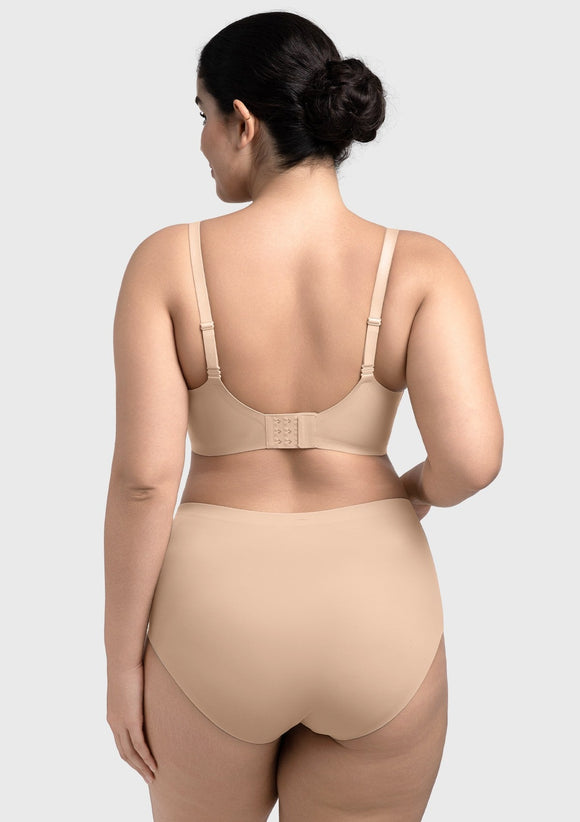 Comfortable Wireless Push Up Plunge Bra with Padded V Lift