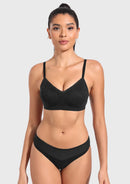 Wireless Seamless Comfort Bralette Full Coverage V-neck for Backless-1