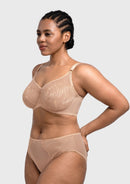Bramela Luxe Bloom Plus Size Unlined Underwire Bra-2