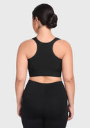 Bramela PowerMove High Support Zip Front Sports Bra Wireless No Bounce Adjustable Wide Straps-7