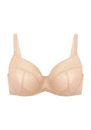 Bramela Willa Wave Plus Size Breathable Mesh Unlined Non-padded Full Coverage Underwire Bra-15