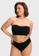 Wireless Plus Size Strapless Bra with Non-Slip Silicone & Moisture-Wicking Cups-7