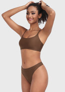 Wireless Seamless Comfort Bralette Cami Unlined Sports Bra Breathable-5