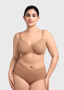 Bramela Auri Seamless Lace Support Bra Full Coverage Underwire Comfort Fit-2