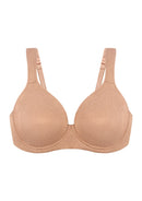 Bramela Joan Comfortzone Soft T-Shirt Full Coverage Unlined Unpadded Underwire Plus Size Minimizer Bra Everyday Bra-4