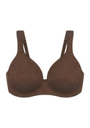 Bramela Joan Comfortzone Soft T-Shirt Full Coverage Unlined Unpadded Underwire Plus Size Minimizer Bra Everyday Bra-8