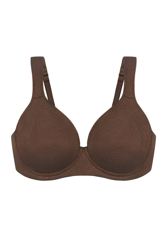 Bramela Joan Comfortzone Soft T-Shirt Full Coverage Unlined Unpadded Underwire Plus Size Minimizer Bra Everyday Bra