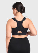 Bramela FlexCore High Impact Racerback Sports Bra Adjustable Support Full Coverage Fit-4
