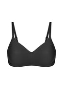Bramela Ada Buttery Soft V-Neck Wireless Comfortable Bra No Underwire Supportive T-shirt Push Up Bralettes Plunge Seamless-4