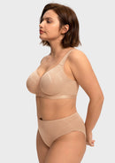Bramela Skylark Breathable Lightweight Supportive Jacquard Mesh Wide Strap 3/4 Cup Comfort Bra-16