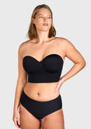 Bramela Longline Strapless Underwire Full Coverage Corset Bra-15