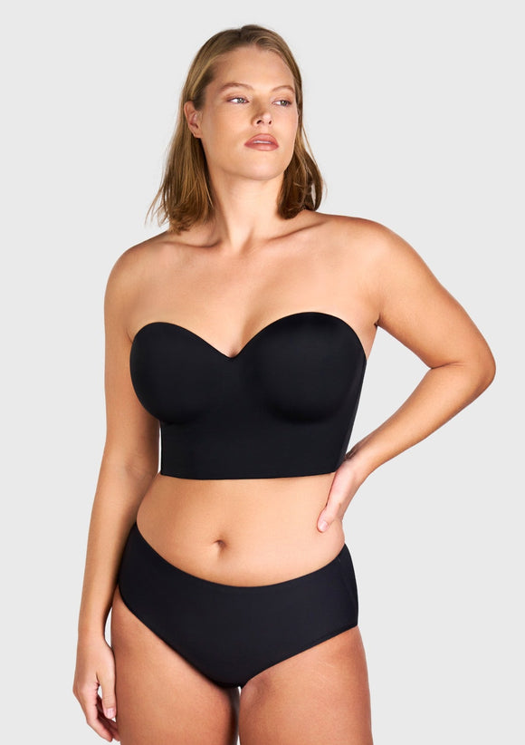 Bramela Longline Strapless Underwire Full Coverage Corset Bra