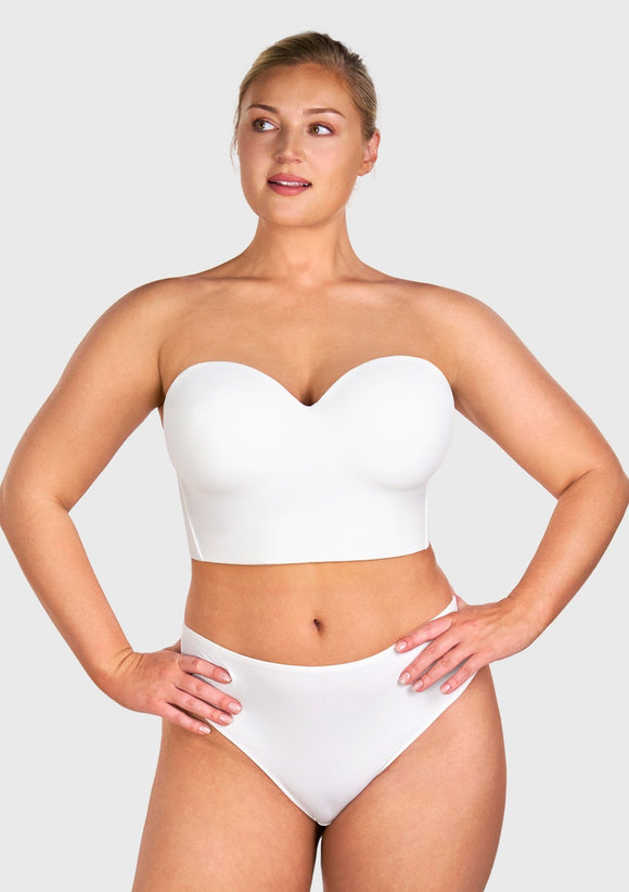 Bramela Longline Strapless Underwire Full Coverage Corset Bra