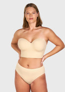 Bramela Longline Strapless Underwire Full Coverage Corset Bra-1