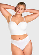 Bramela Longline Strapless Underwire Full Coverage Corset Bra-9