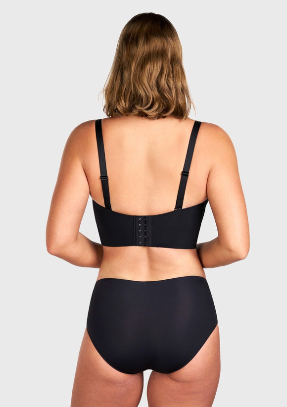 Bramela Longline Strapless Underwire Full Coverage Corset Bra