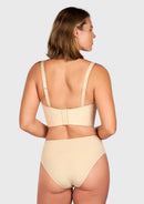 Bramela Longline Strapless Underwire Full Coverage Corset Bra-5