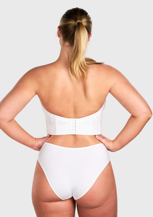 Bramela Longline Strapless Underwire Full Coverage Corset Bra