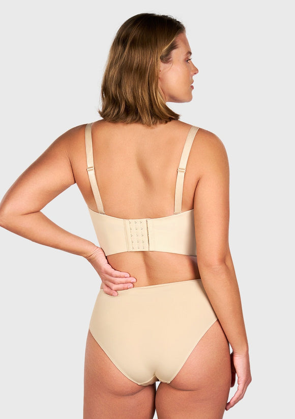 Bramela Longline Strapless Underwire Full Coverage Corset Bra