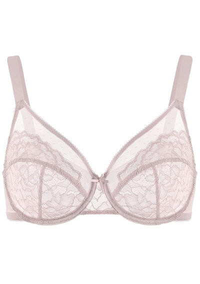 (Cardi B recommends)Enchante Pink Lace Underwire Bra