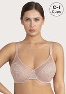 Bramela Enchante Pink Lace Underwire Bra-10