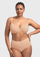 Bramela Miya SoftSense Comfort Lightly Lined T-shirt Back Smoothing Underwire Plus Size Bra Everyday Bra-2