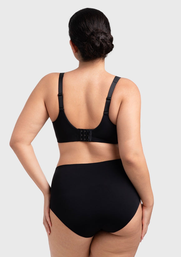 Bramela Miya SoftSense Comfort Lightly Lined T-shirt Back Smoothing Underwire Plus Size Bra Everyday Bra