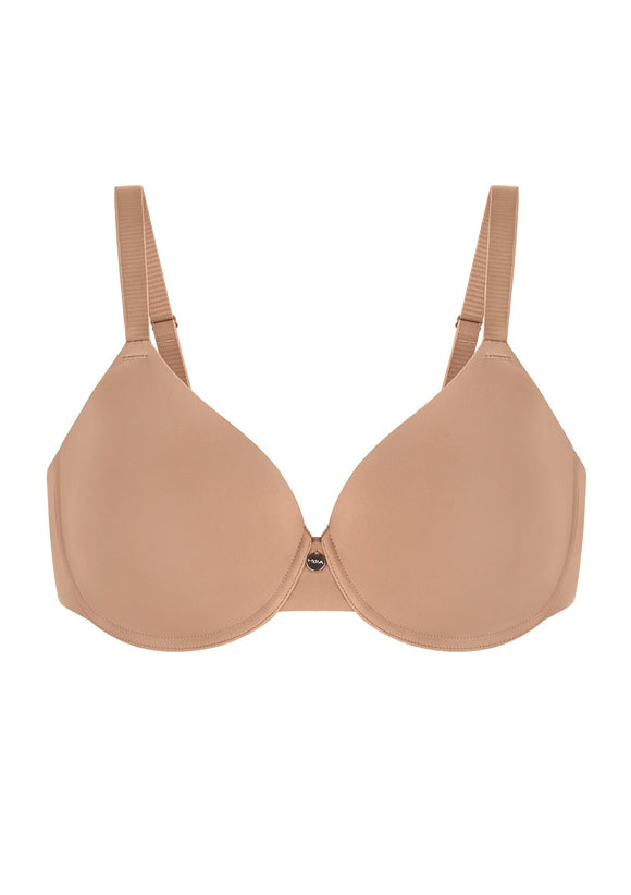 Bramela Miya SoftSense Comfort Lightly Lined T-shirt Back Smoothing Underwire Plus Size Bra Everyday Bra