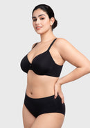 Bramela Miya SoftSense Comfort Lightly Lined T-shirt Back Smoothing Underwire Plus Size Bra Everyday Bra-8