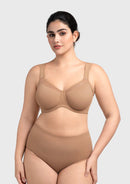Bramela Alina Full Coverage Underwire Bra Plus Size Supportive Unlined Adjustable Strap Comfort Fit T-Shirt Style-3