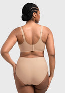 Full Coverage Plus Size T-Shirt Bra with Silky Satin Feel-5