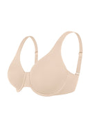 Full Coverage Plus Size T-Shirt Bra with Silky Satin Feel-6