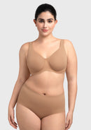 Bramela Esme Minimizer Bras for Women Plus Size Full Coverage No Padding Unlined T Shirt Bra Seamless Underwire Cool Comfort Daily Bras-1